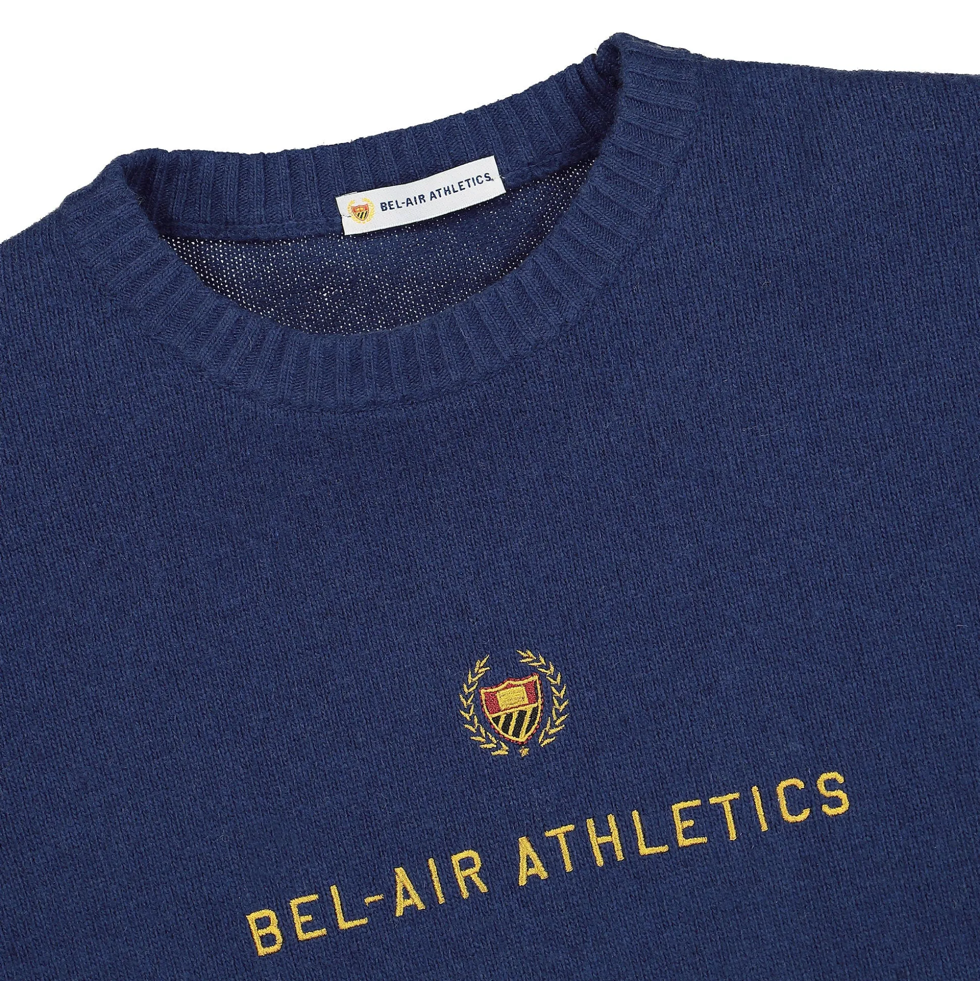 Clearance Academy Knit Embroidered Knit Sweater Sweatshirts & Hoodies