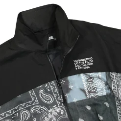 Best Bandana Chopped Track Jacket Women Jackets & Coats|Jackets & Coats