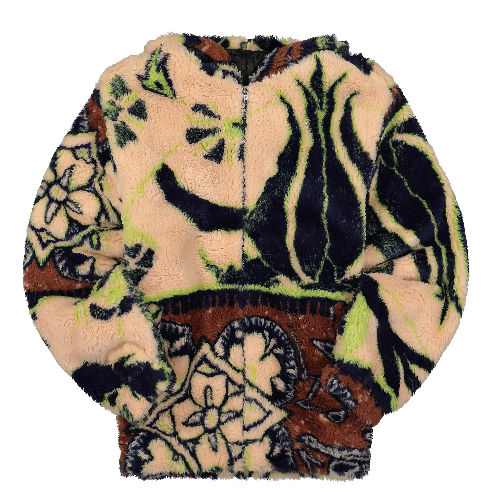 New Batik Faux Fur Jacket Jackets & Coats