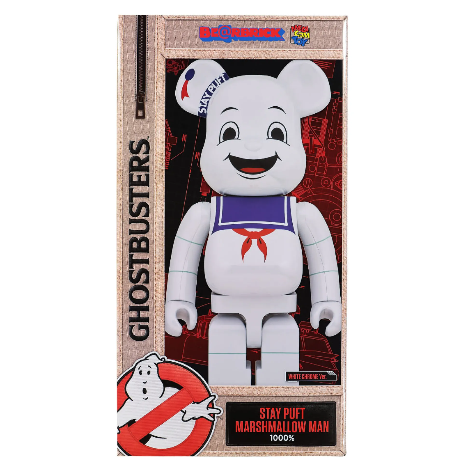 Outlet Be@rbrick Stay Puft Marshmallow Man White Chrome Version 1000% Women Home Accessories|Home Accessories