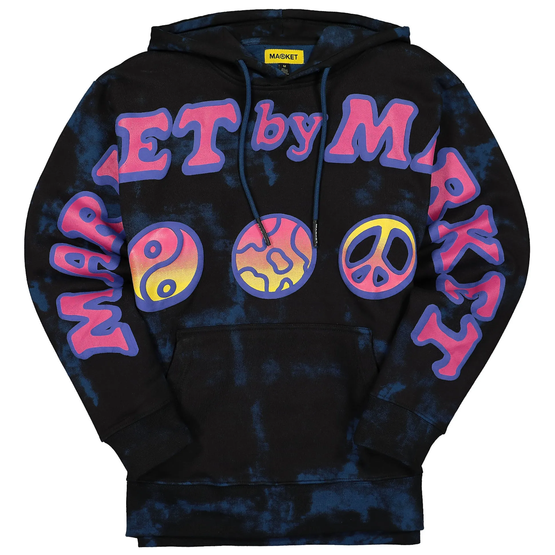 Cheap Cali Peace Tie-Dye Hoodie Sweatshirts & Hoodies