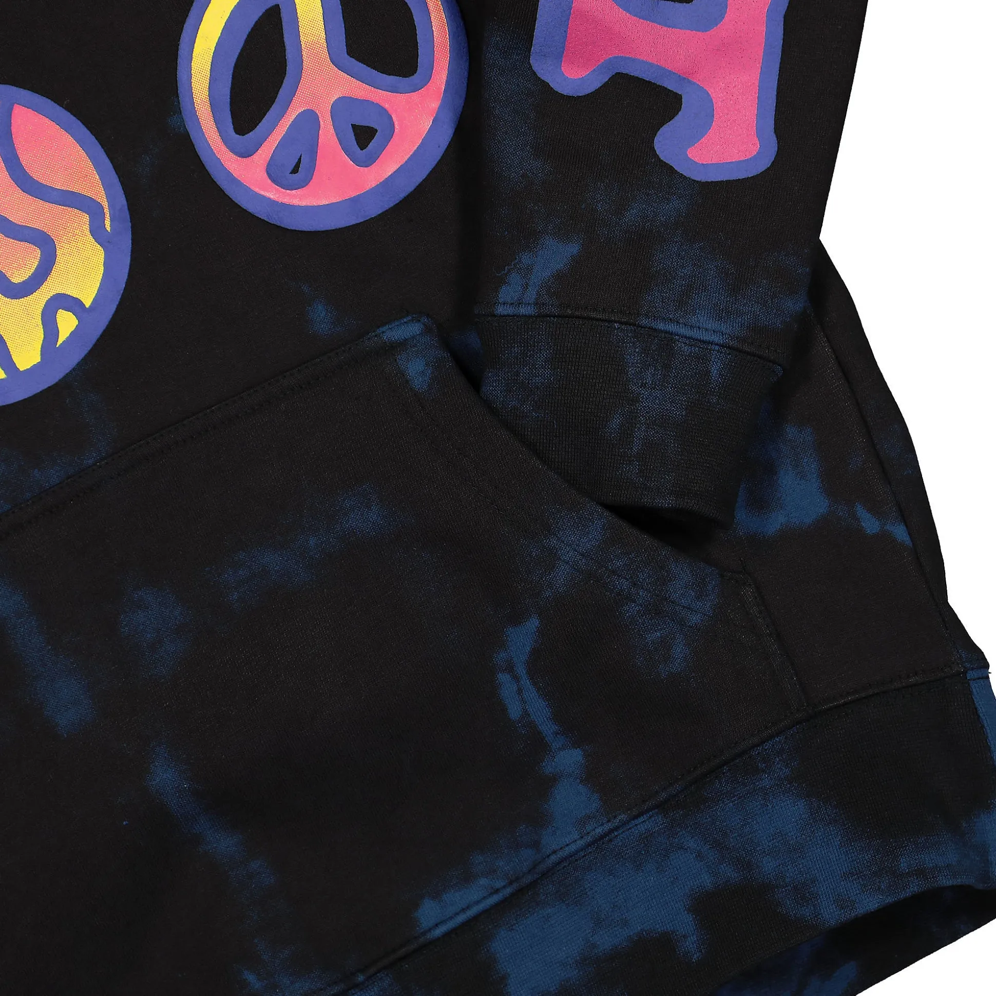 Cheap Cali Peace Tie-Dye Hoodie Sweatshirts & Hoodies