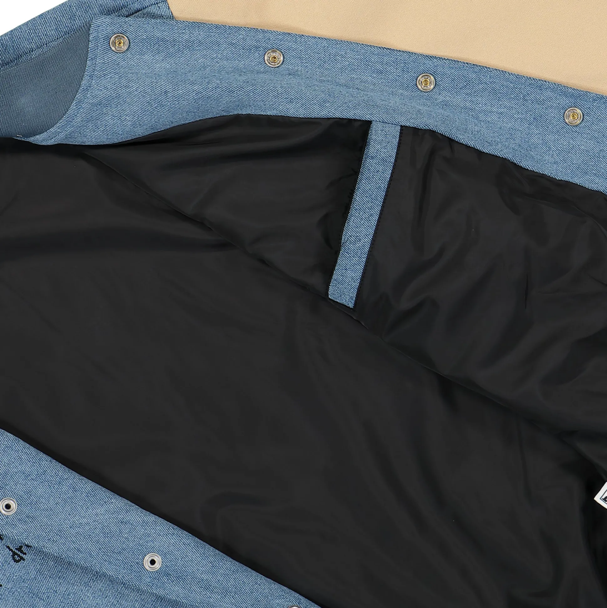 Online Care Denim Varsity Jacket Jackets & Coats