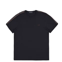 Fashion Contrast Tape Ringer T-Shirt Women T-Shirts & Long Sleeves|T-Shirts & Long Sleeves