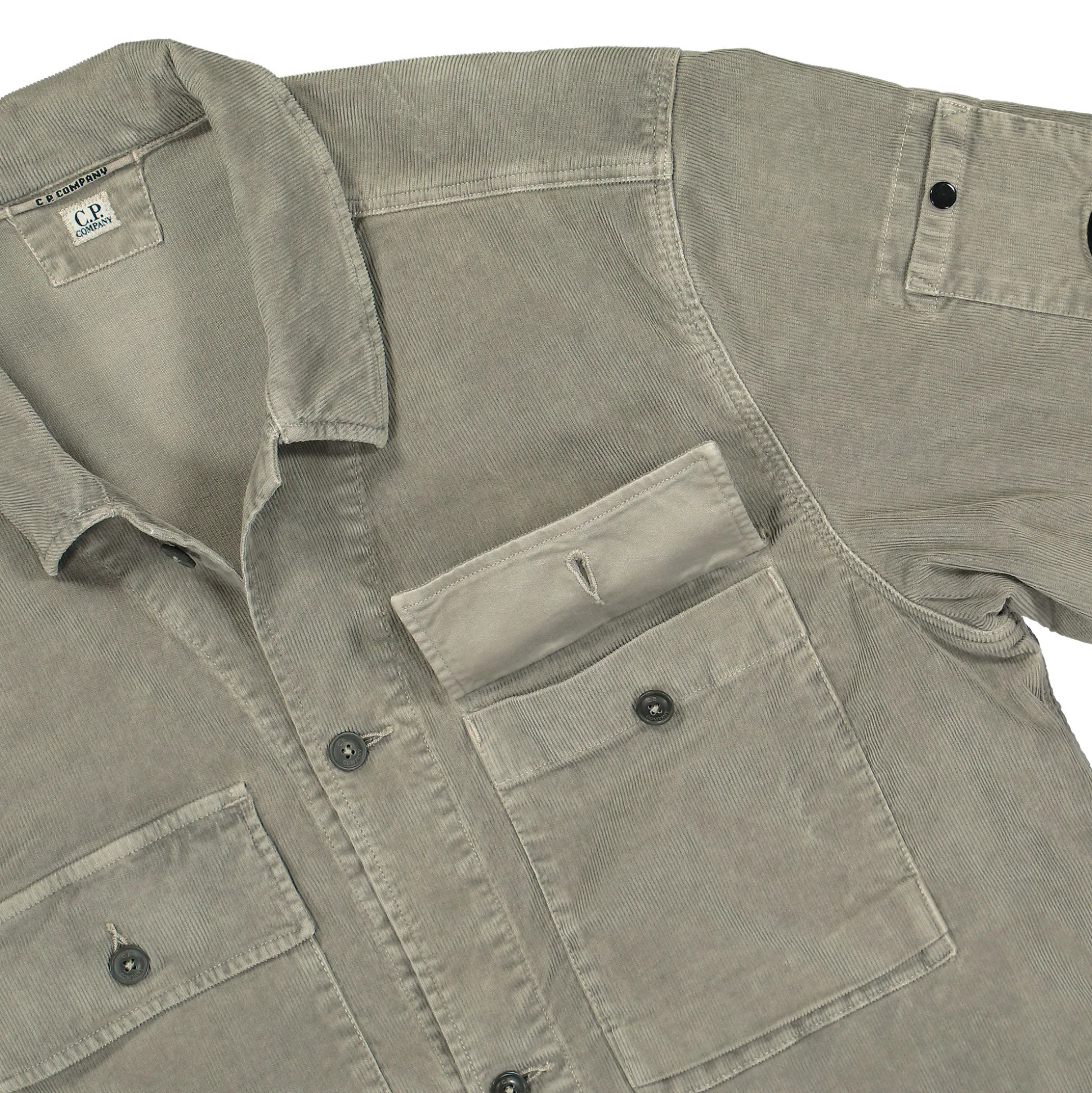 Store Corduroy Buttoned Utility Overshirt Shirts