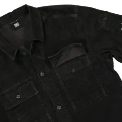Clearance Corduroy Buttoned Utility Overshirt Shirts