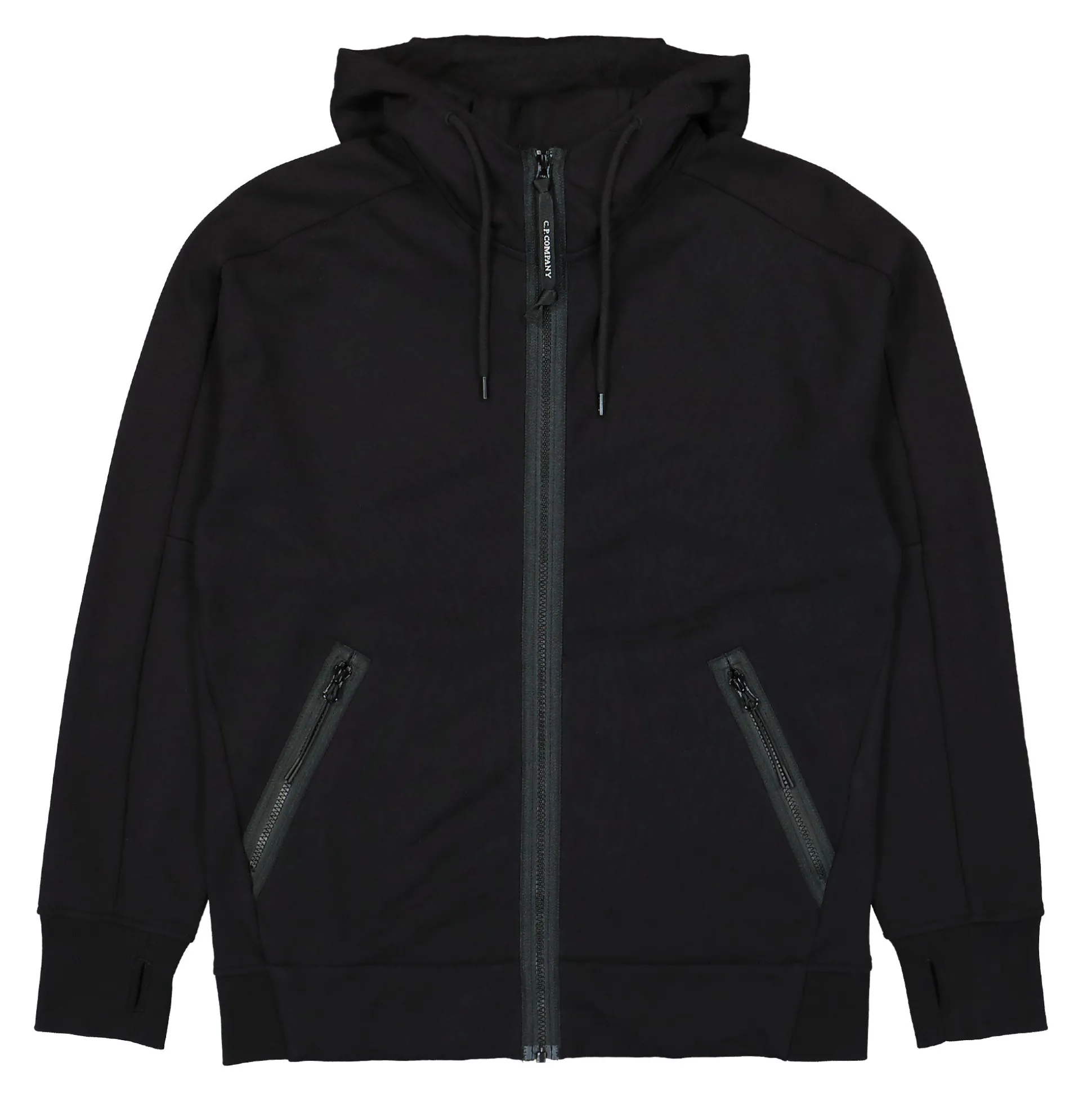 Outlet Diagonal Raised Fleece Goggle Zipped Hoodie Sweatshirts & Hoodies