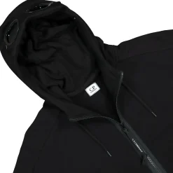 Outlet Diagonal Raised Fleece Goggle Zipped Hoodie Sweatshirts & Hoodies