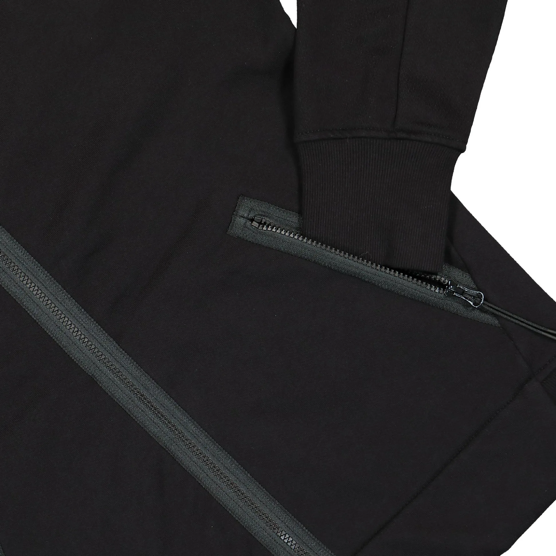 Outlet Diagonal Raised Fleece Goggle Zipped Hoodie Sweatshirts & Hoodies