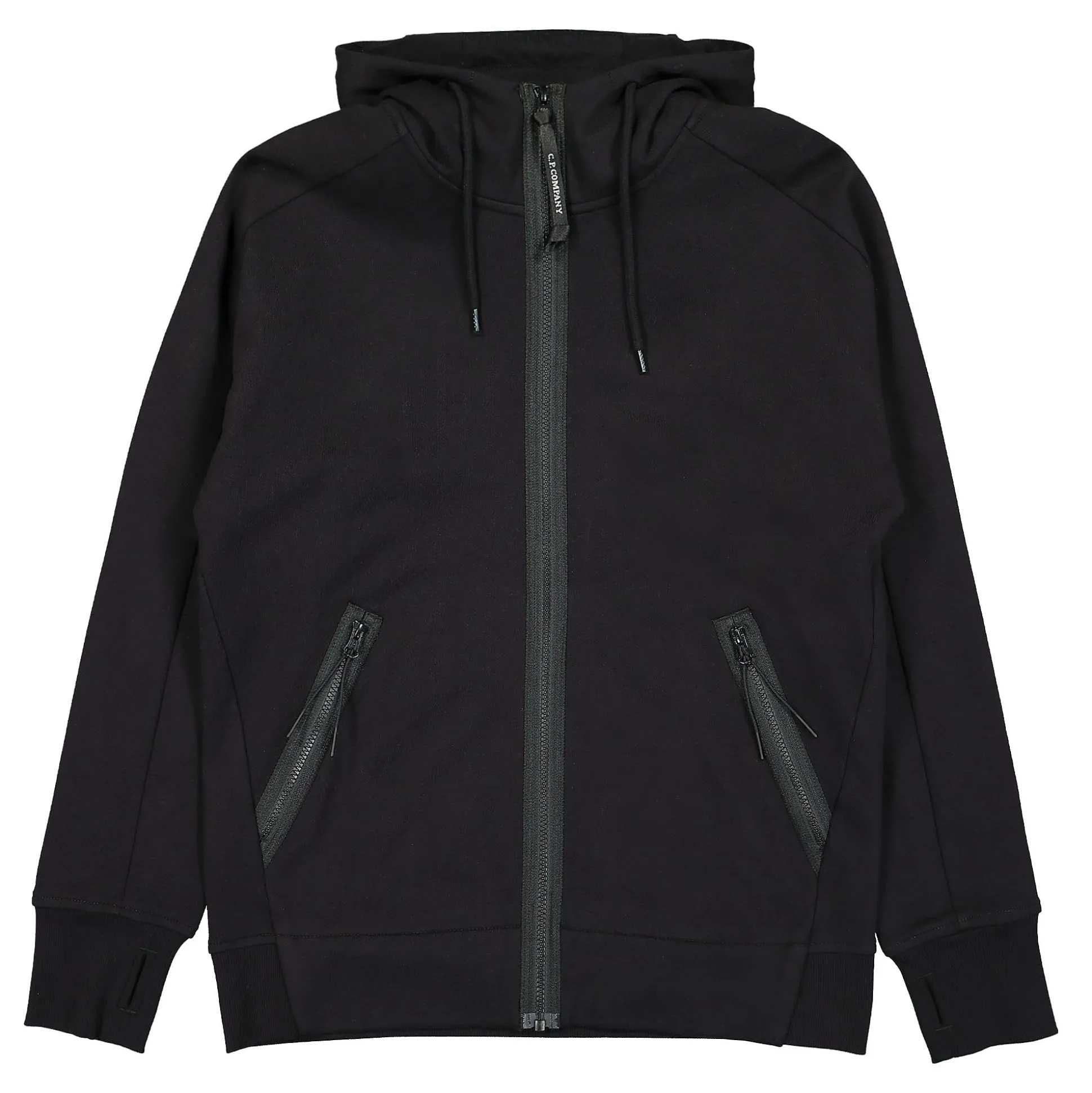 Clearance Diagonal Raised Fleece Goggle Hoodie Sweatshirts & Hoodies