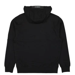 Hot Diagonal Raised Fleece Lens Hooded Sweatshirt Sweatshirts & Hoodies