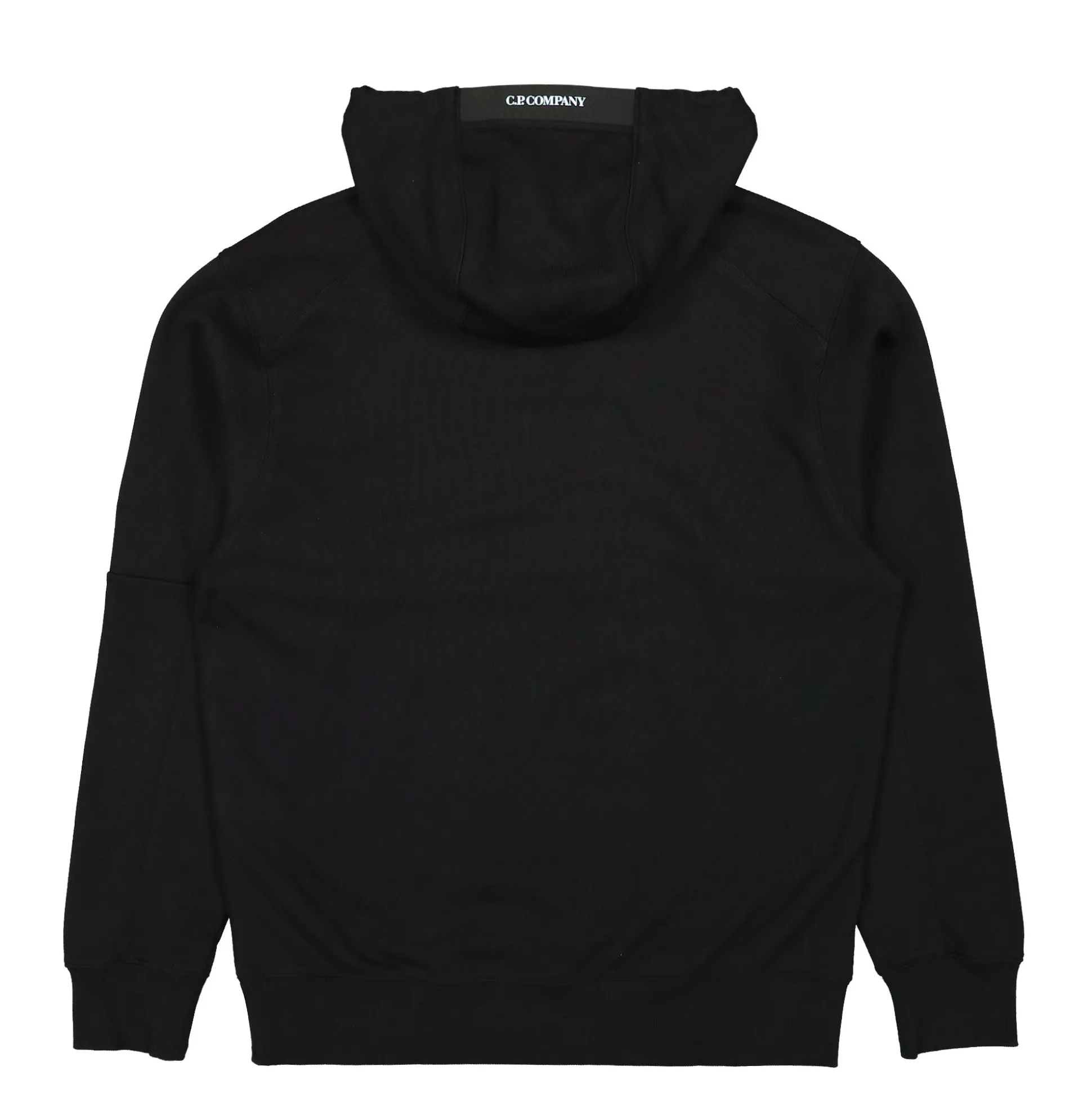 Hot Diagonal Raised Fleece Lens Hooded Sweatshirt Sweatshirts & Hoodies