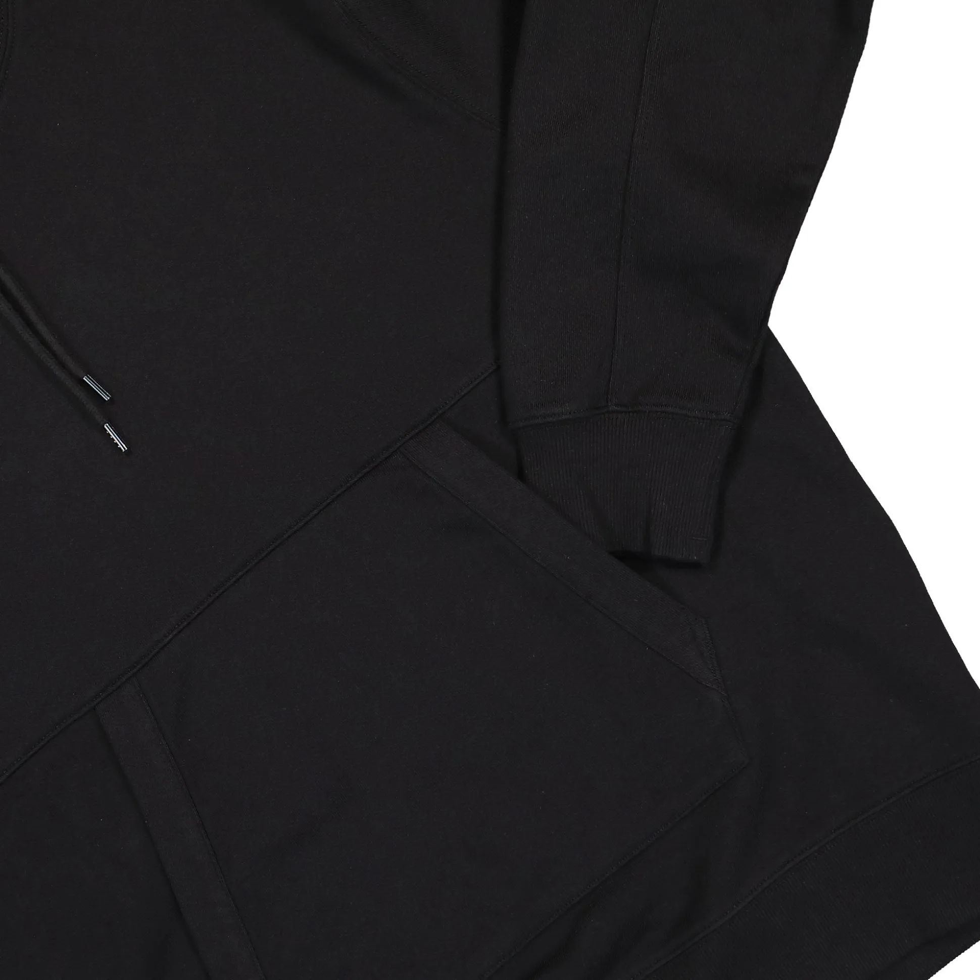 Hot Diagonal Raised Fleece Lens Hooded Sweatshirt Sweatshirts & Hoodies