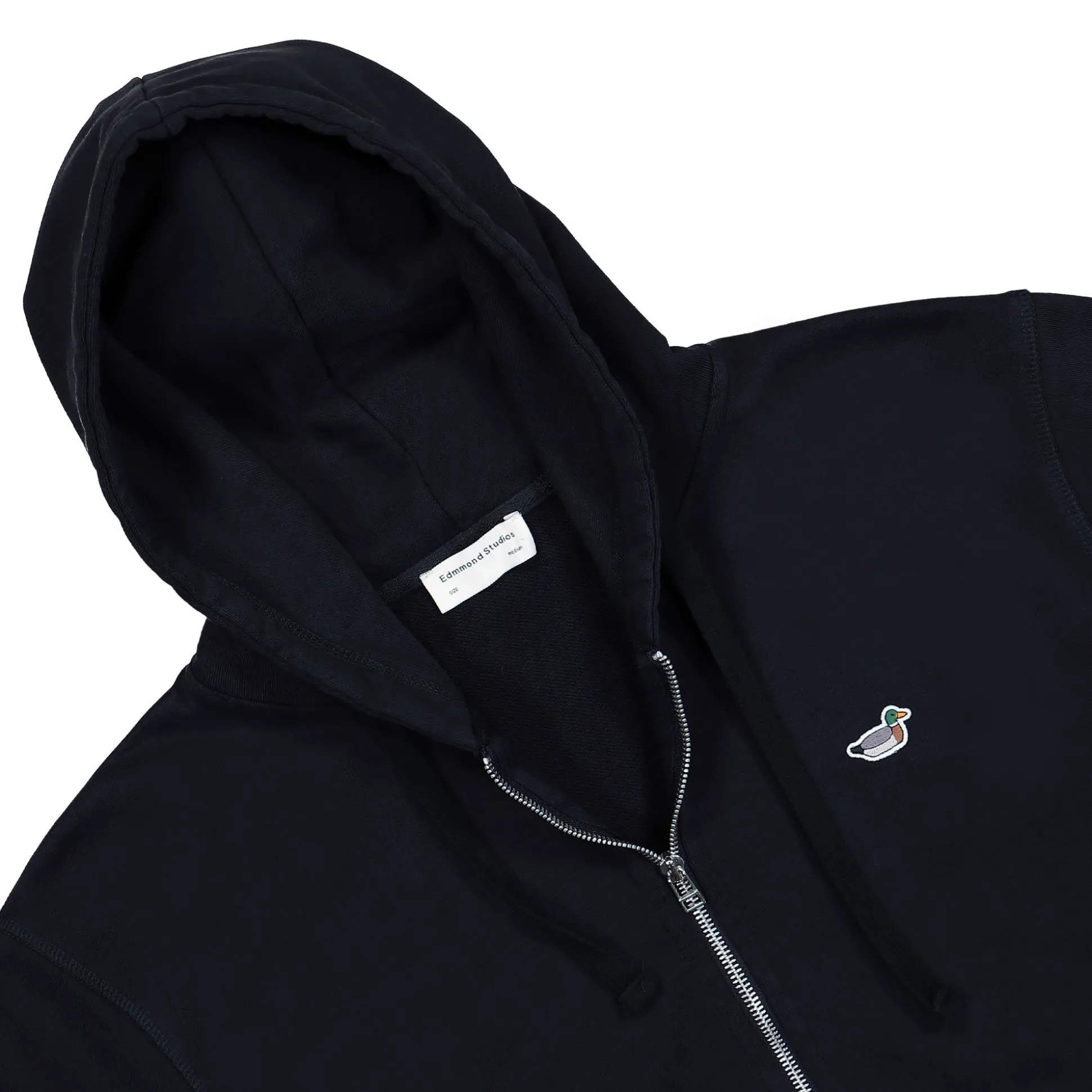 Best Sale Duck Patch Zip Hoodie Sweatshirts & Hoodies
