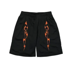 Fashion Flame Mesh Shorts Pants & Shorts