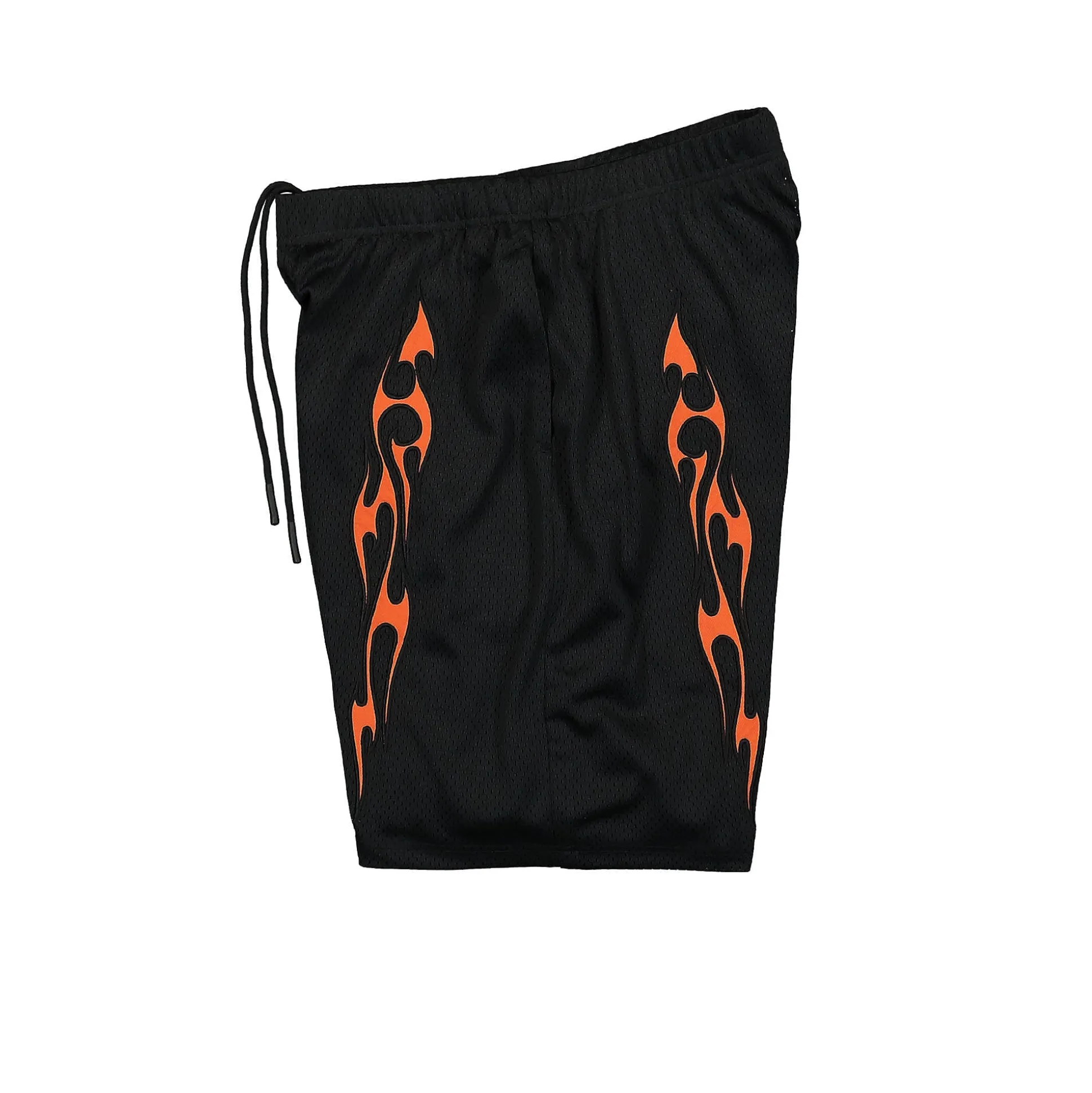 Fashion Flame Mesh Shorts Pants & Shorts