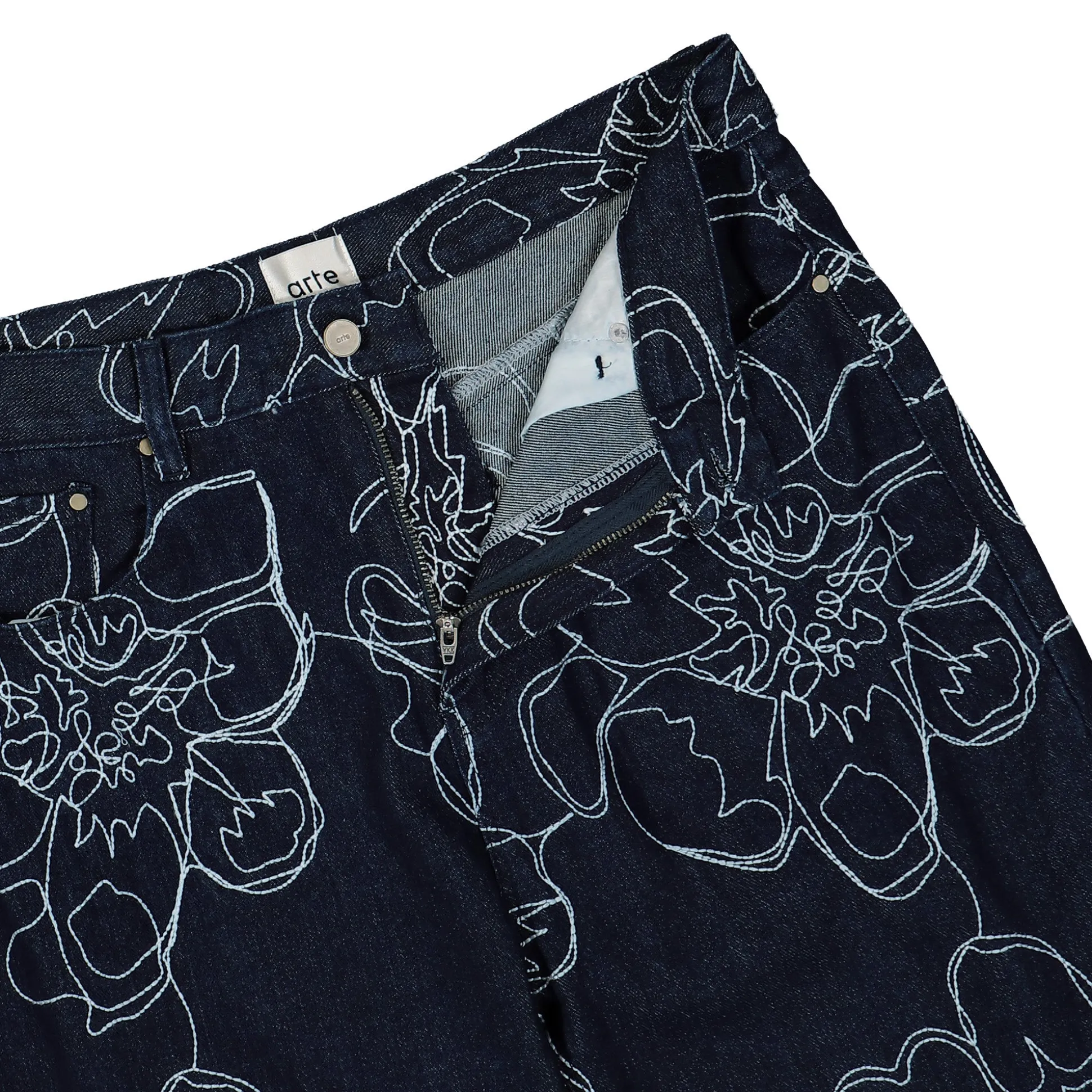 New Flower Stitch Pants Jeans|Pants & Shorts