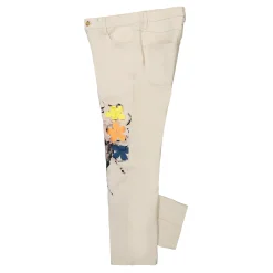 Fashion Flowers Face Suit Pants Pants & Shorts
