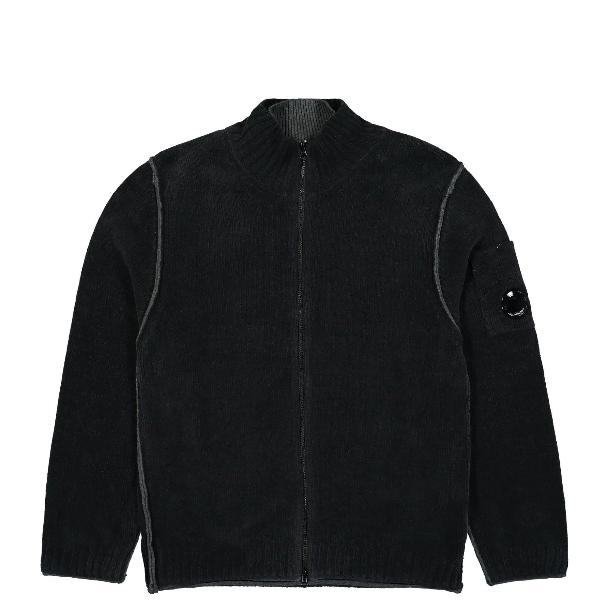 Fashion Knitwear Cardigan In Double Face Cotton Chenille Sweatshirts & Hoodies
