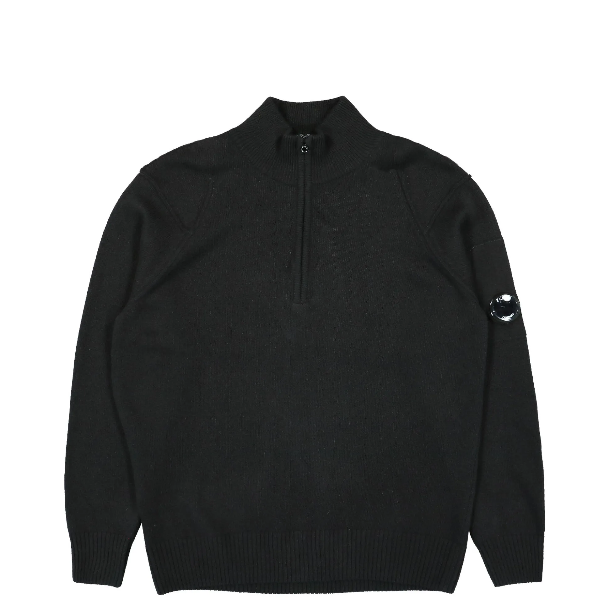 Flash Sale Lambswool GRS Half Zipped Knit Sweater Sweatshirts & Hoodies