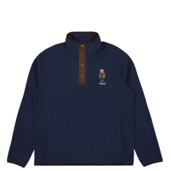 Best Long Sleeve Polo Bear Fleece Sweatshirt Sweatshirts & Hoodies