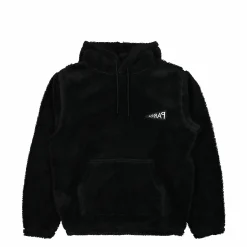 Fashion Mirrored Flag Logo Polar Fleece Hooded Pullover Sweatshirts & Hoodies