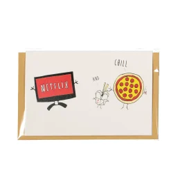 Fashion Netflix And Chill 3 Card Women Print & Magazines|Print & Magazines
