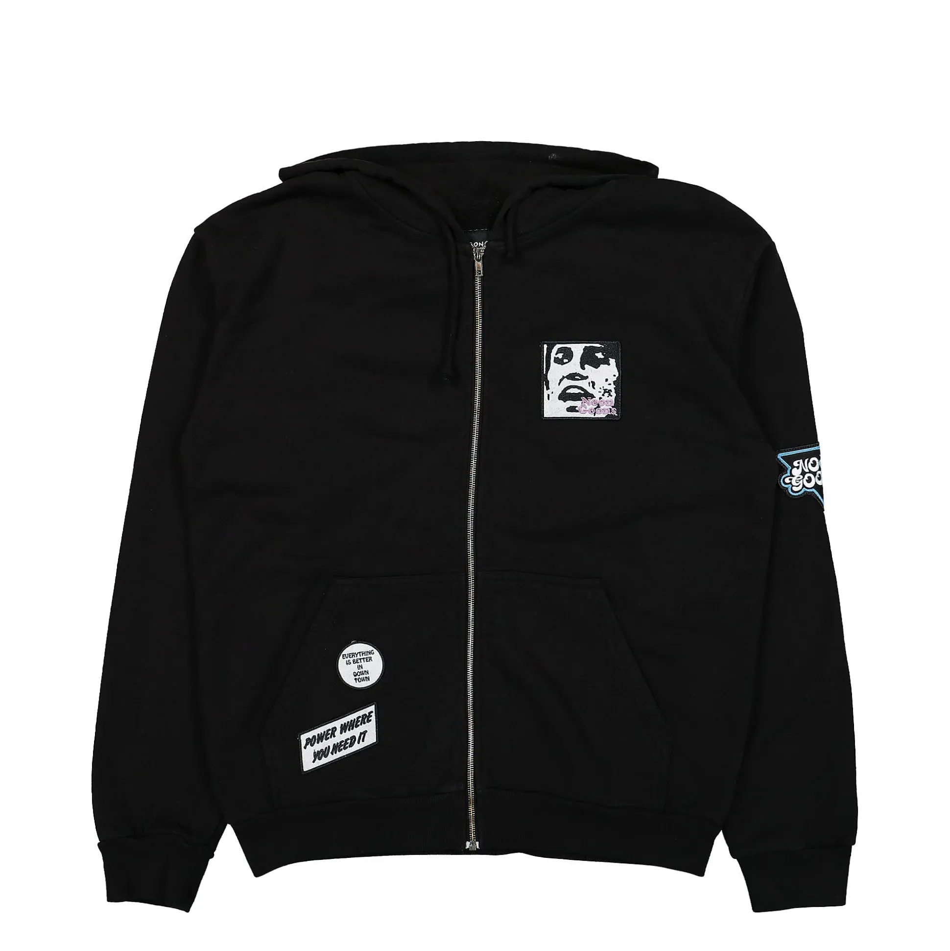 Best Patches Zip Hoodie Sweatshirts & Hoodies