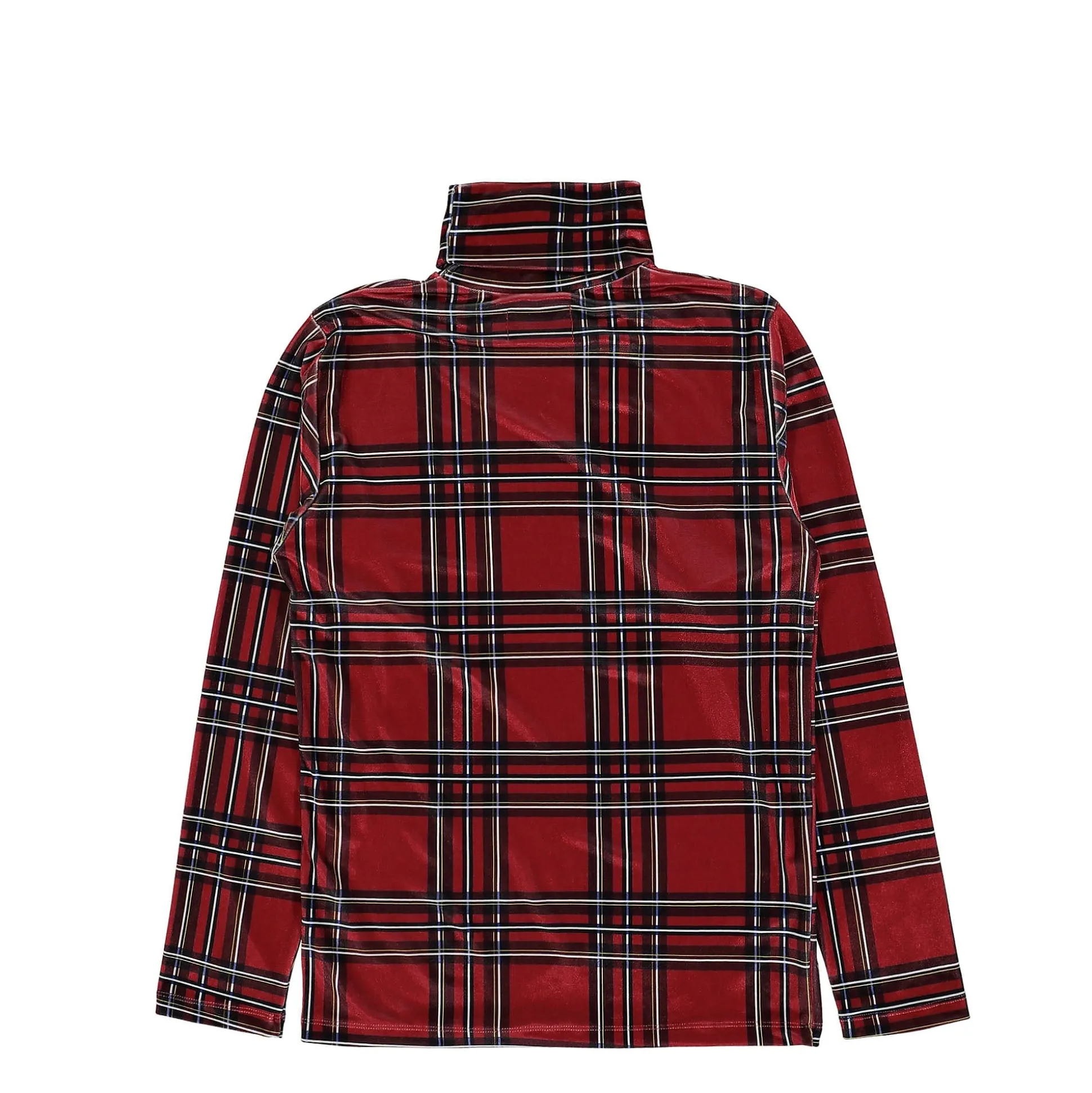 Best Plaid Velvet Turtleneck T-Shirts & Long Sleeves