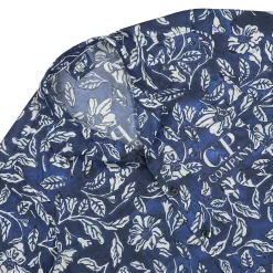 Best Sale Popeline All-Over Flower Stamp Shirt Shirts