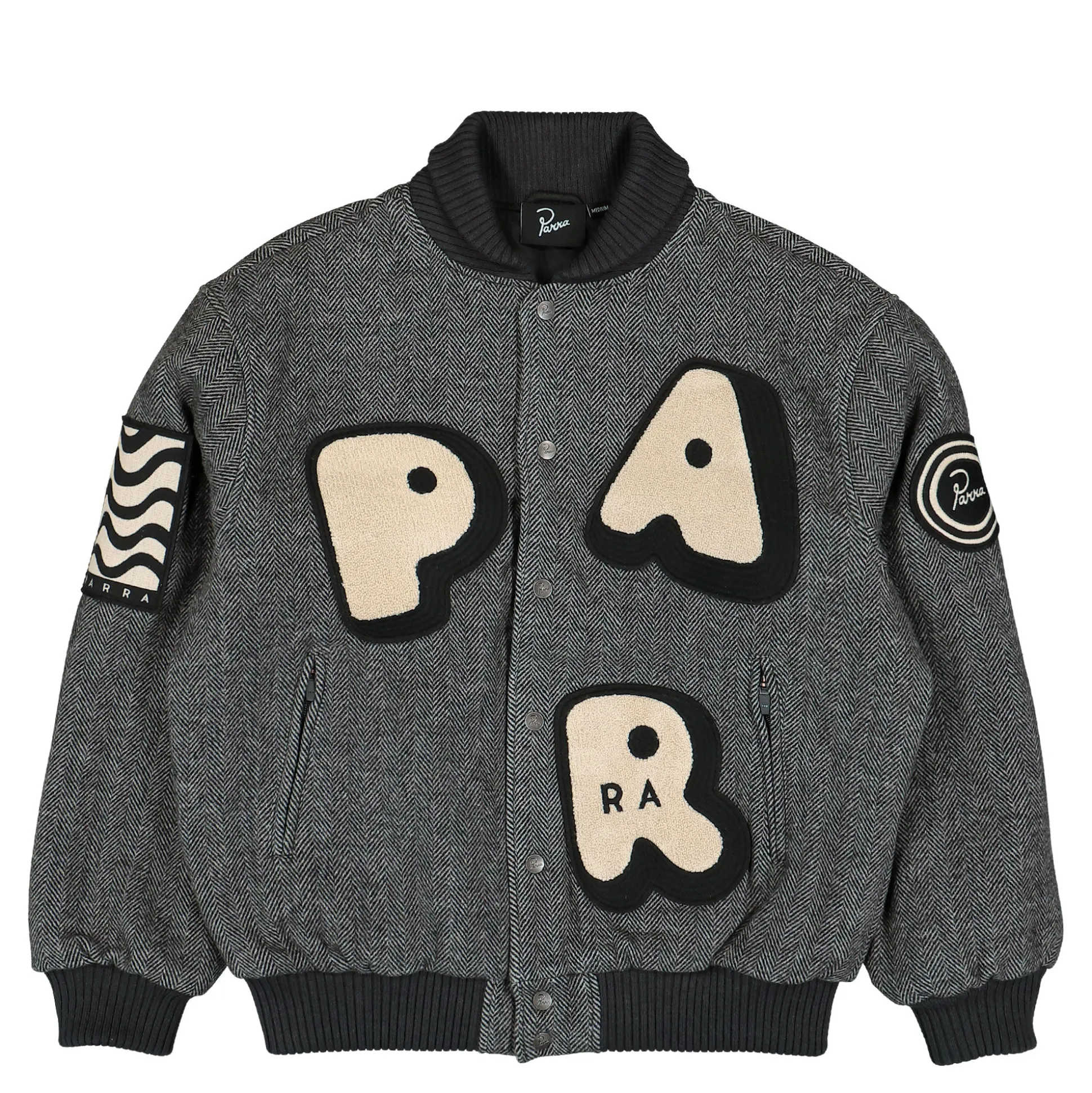 Shop Rounded PAR Varsity Jacket Jackets & Coats