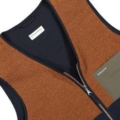 Outlet Shearling Vest Vests