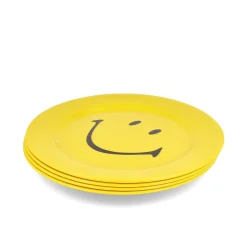Online Smiley Plate 4 Piece Set Women Home Accessories|Home Accessories
