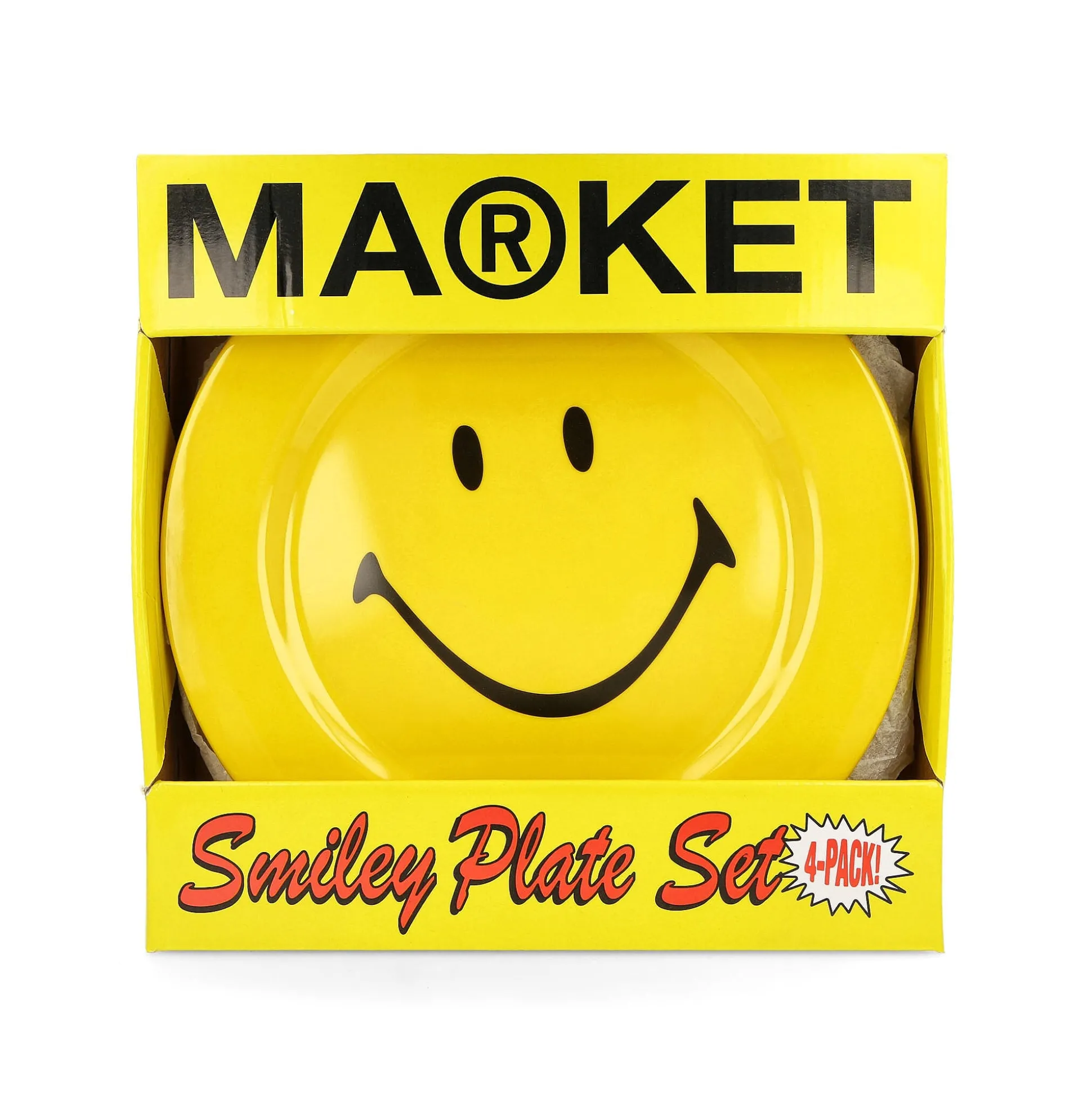 Online Smiley Plate 4 Piece Set Women Home Accessories|Home Accessories