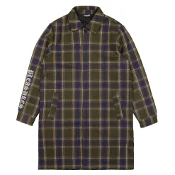Store Soul Plaid Trench Jackets & Coats