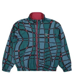 Store Squared Waves Pattern Track Top Jackets & Coats|Sweatshirts & Hoodies