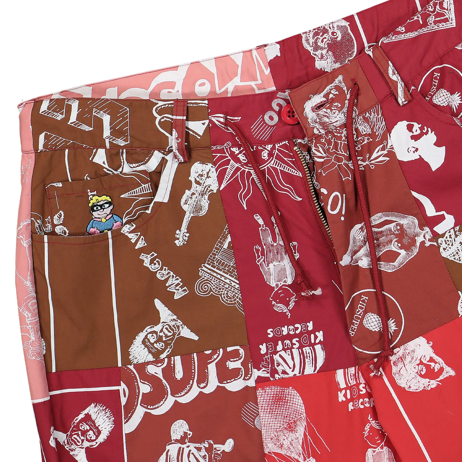 Shop Super Patchwork Trouser Pants & Shorts