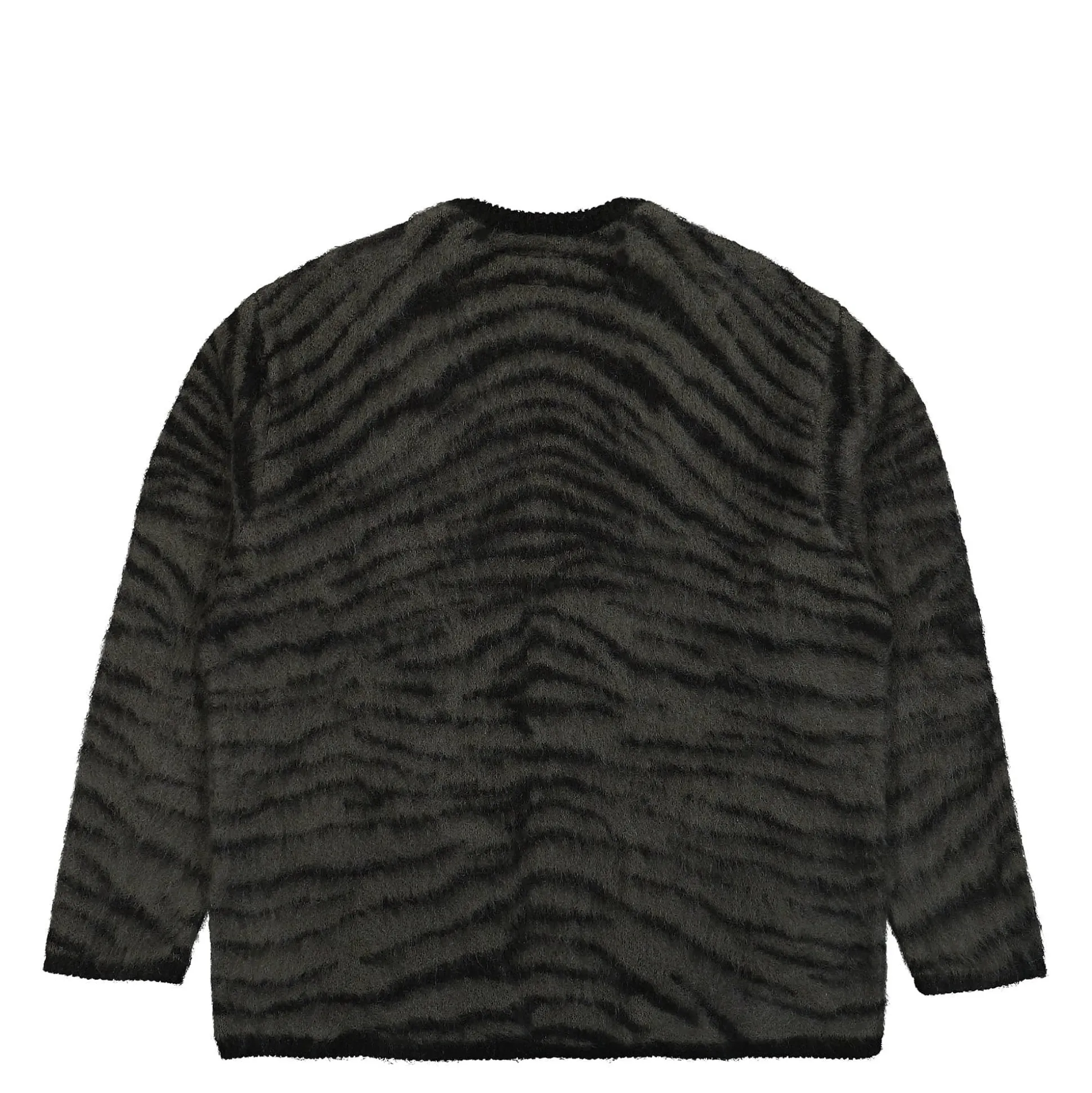 Sale Tiger Pattern Mohair Cardigan Sweatshirts & Hoodies