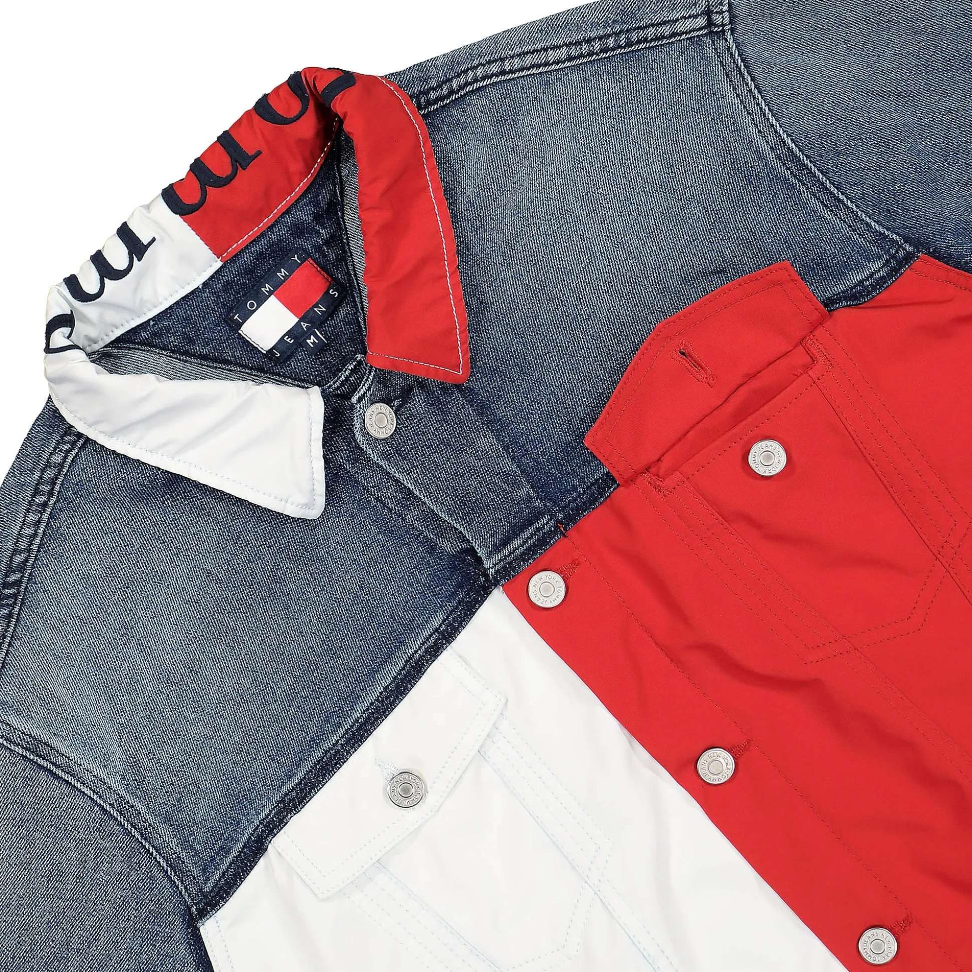 Outlet TJCU Crop Flag Trucker Jacket Jackets & Coats